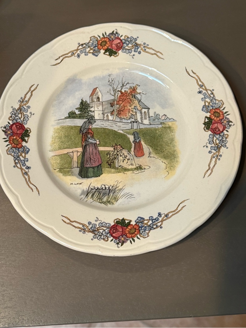 Vintage decorative plate